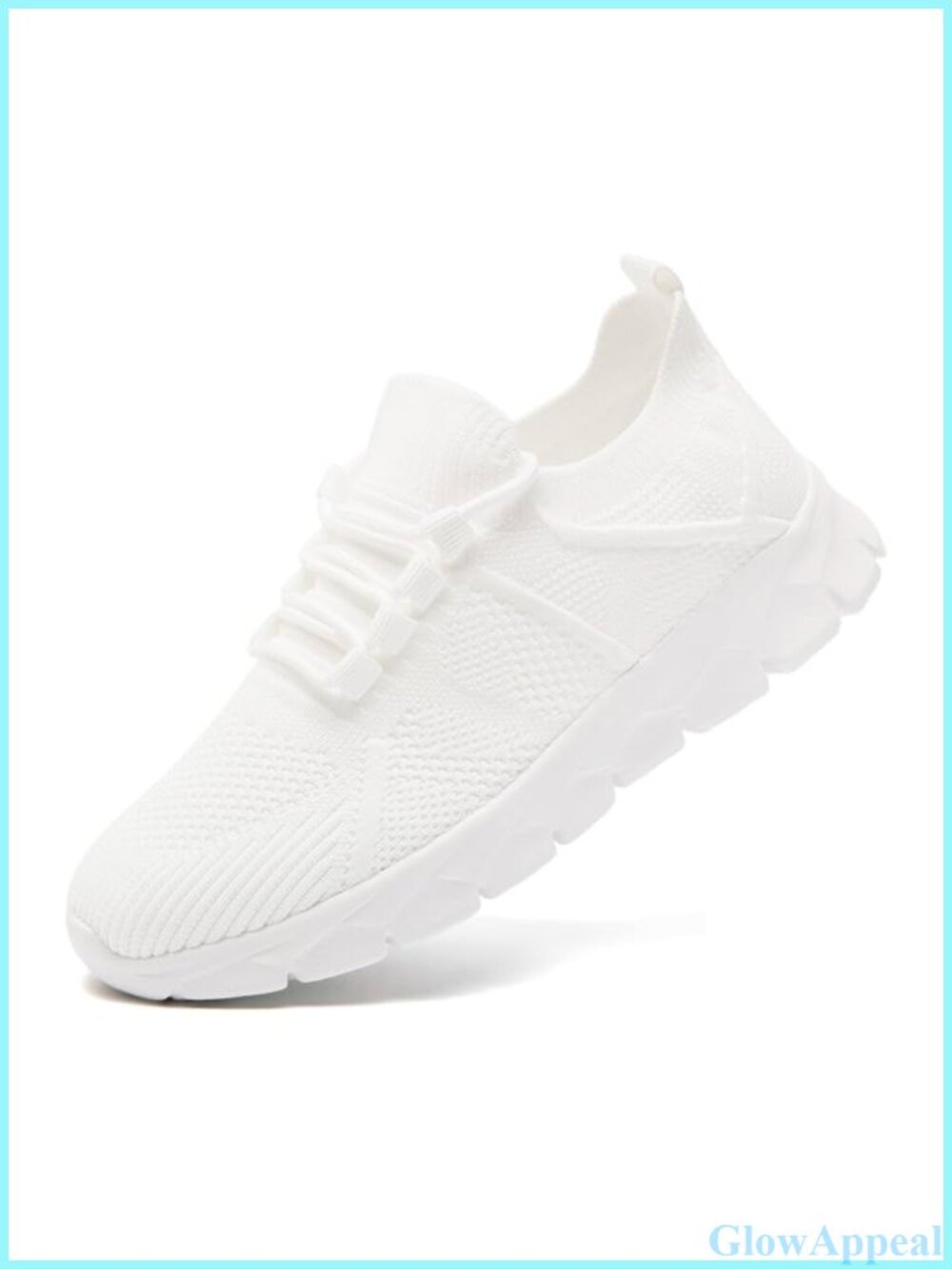 Womens Breathable Mesh Lace-Up Walking Sneakers Non-Slip Gym Shoes